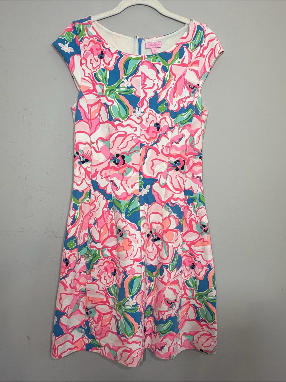 Lilly Pulitzer Briella dress "Lucky Charms" bright floral mini dress size M